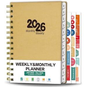 2026 Weekly & Monthly Planner